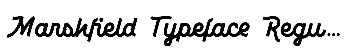 Marshfield Typeface Regular